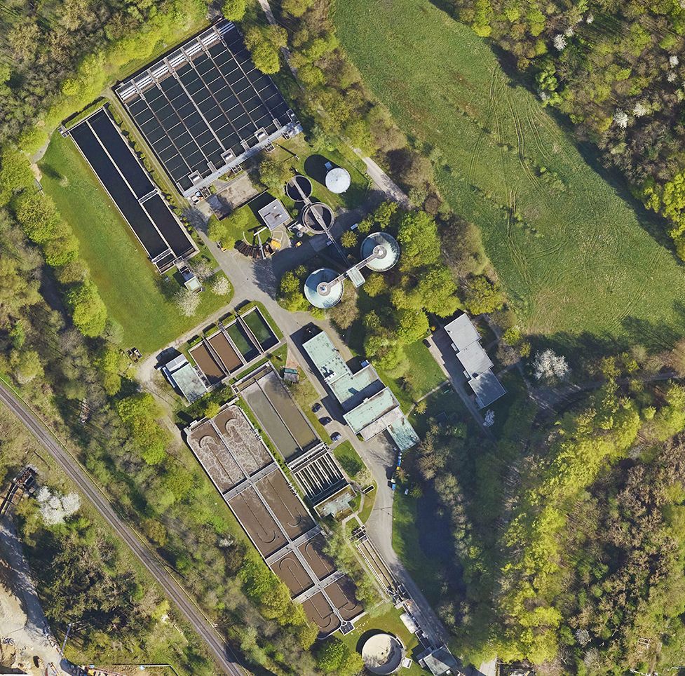 luftbild klaeranlage angertal