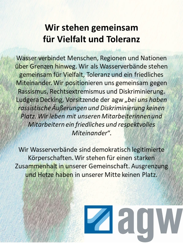 agw Statement zu Vielfalt und Toleranz