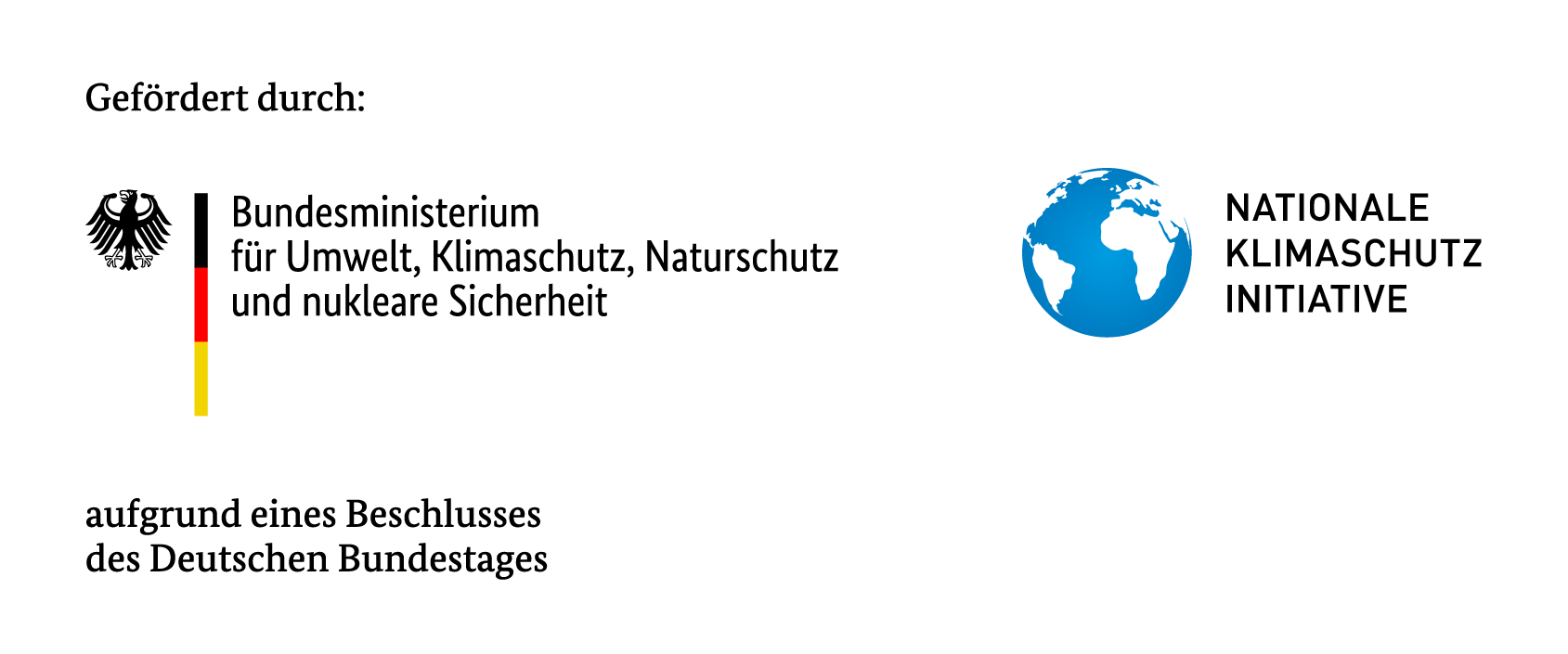 Förderung durch das Bundesministerium für Umwelt, Klimaschutz, Naturschutz und nukleare Sicherheit und die Nationale Klimaschutz Initiative